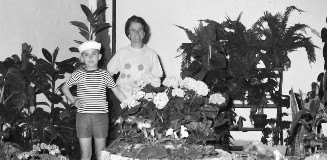 Alberghini Sara e il figlio Vincenzo alla Fiera di Giugno del ’66