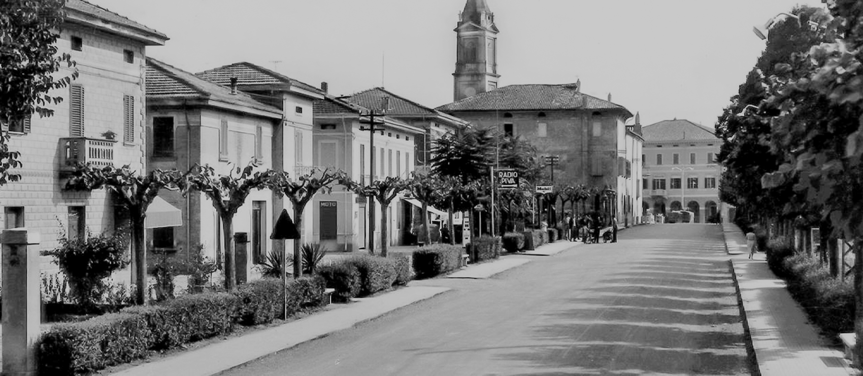 Corso Roma negli anni sessanta