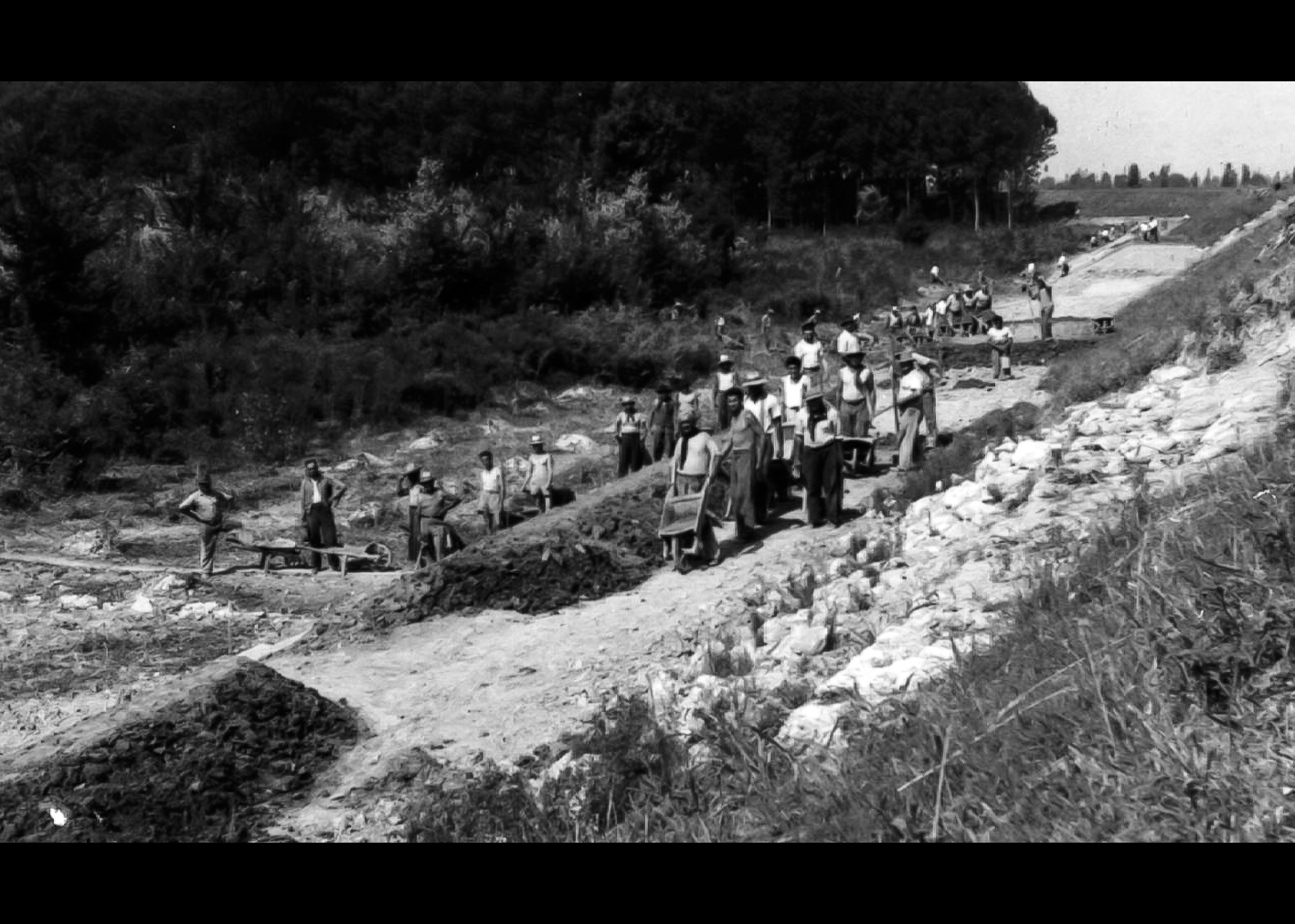 Coop F.B. Lavori di rinforzo argine Reno