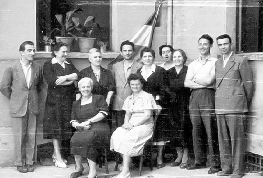 Gli insegnanti della scuola elementare di S.Agostino nel 1950